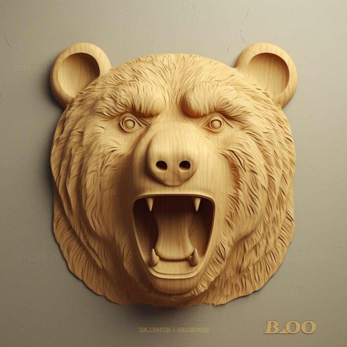 Nature and animals (Baloo 1, NATURE_2397) 3D models for cnc